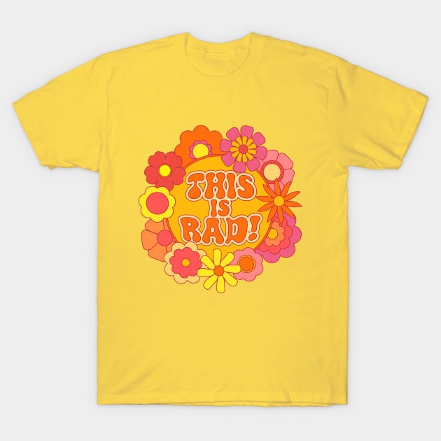 Summer of Rad 2022 Flower Power Logo T-Shirt by This is Rad!